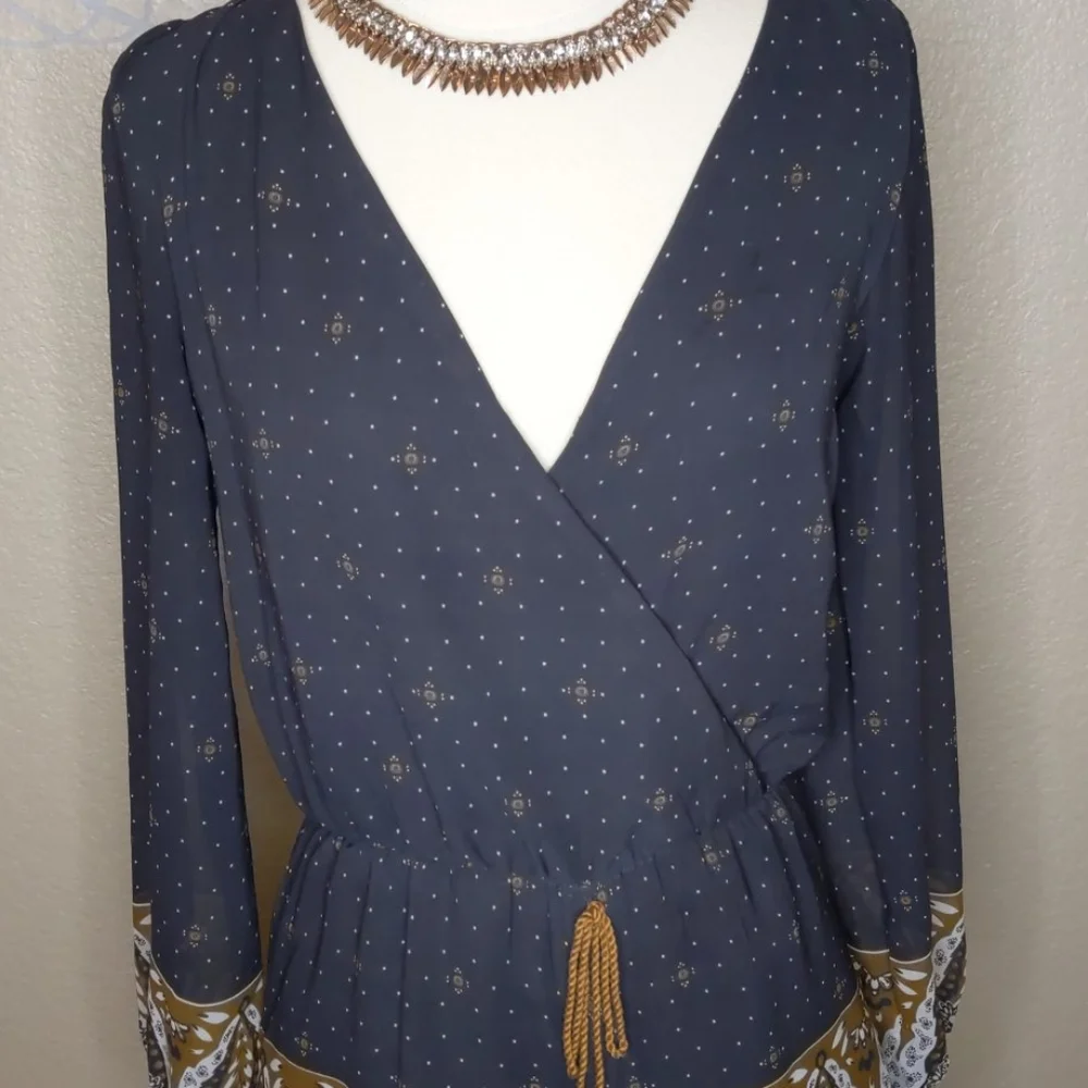Japna Romper Black with Print Size Small